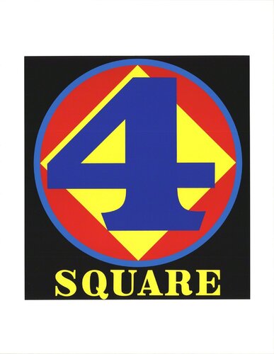 Polygon: Square (Four) de Robert Indiana, Impresión a la venta en Singulart