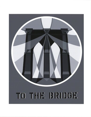 To the Bridge (Brooklyn Bridge) von Robert Indiana, Druck kaufen auf Singulart