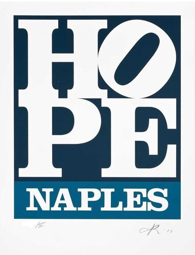 HOPE (Naples) von Robert Indiana, Druck kaufen auf Singulart