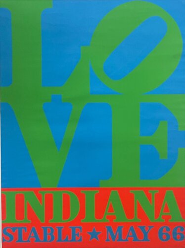 Robert Indiana - Original 1966 Stable Gallery LOVE poster von Robert Indiana, Druck kaufen auf Singulart