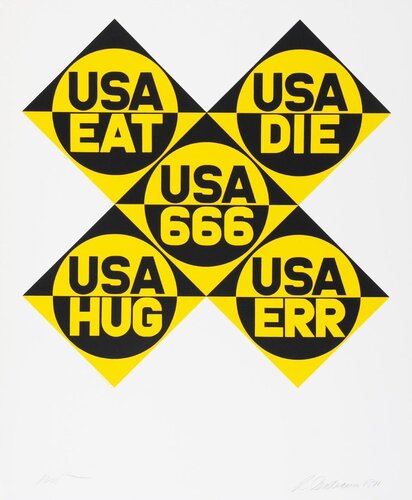 Decade (USA 666) by Robert Indiana, Print for Sale on Singulart