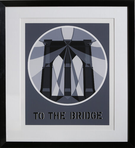 To the Bridge from the American Dream Portfolio by Robert Indiana, 인쇄 for Sale on Singulart