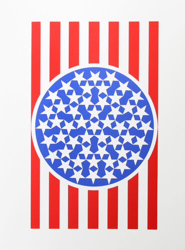 New Glory Banner from the American Dream Portfolio by Robert Indiana, 인쇄 for Sale on Singulart