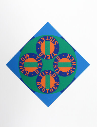 Yield Brother #2 from the American Dream Portfolio by Robert Indiana, 인쇄 for Sale on Singulart