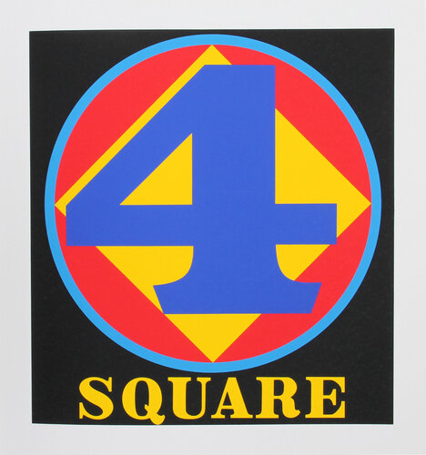 4 Square from the American Dream Portfolio by Robert Indiana, 인쇄 for Sale on Singulart