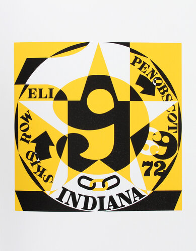 Decade Autoportrait from the American Dream Portfolio by Robert Indiana, 인쇄 for Sale on Singulart