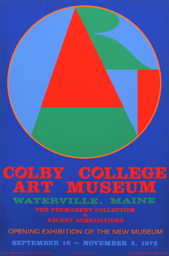 Colby College Arts Museum by Robert Indiana, 인쇄 for Sale on Singulart