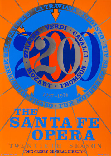 The Santa Fe Opera by Robert Indiana, 인쇄 for Sale on Singulart