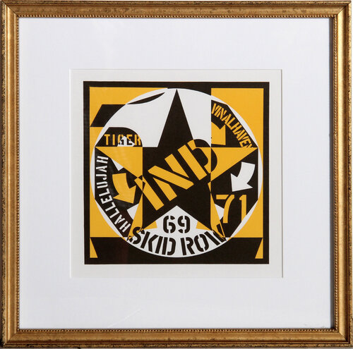 Skid Row by Robert Indiana, 인쇄 for Sale on Singulart