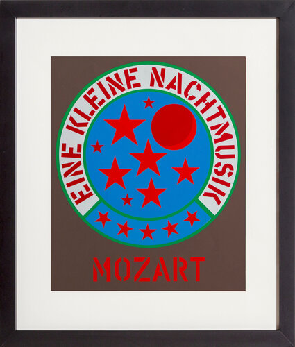 Mozart-INDIANA GRAPHIK by Robert Indiana, 인쇄 for Sale on Singulart