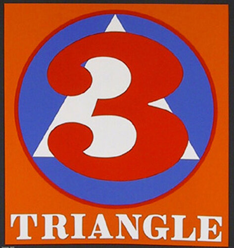 Triangle-INDIANA GRAPHIK by Robert Indiana, 인쇄 for Sale on Singulart