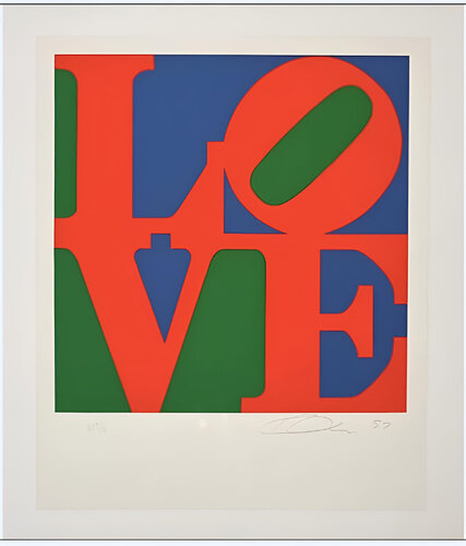 Love van Robert Indiana, Afdruk te koop op Singulart