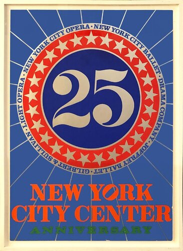 New York City Center by Robert Indiana, Print for Sale on Singulart