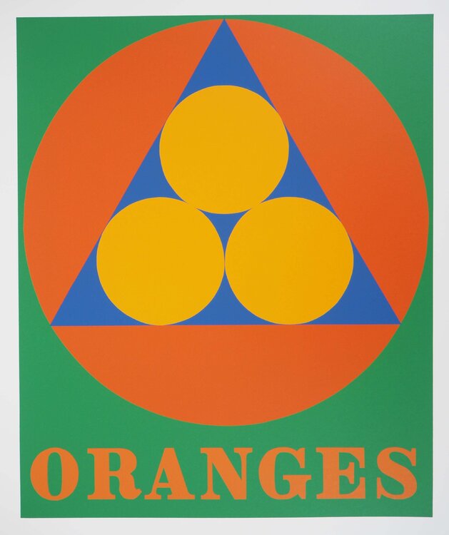 American Dream : Oranges Robert Indiana