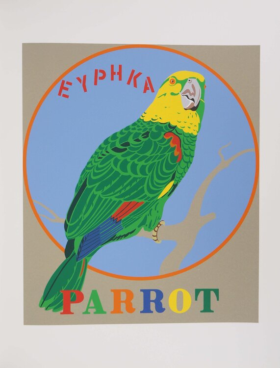 American Dream, The Parrot, Sérigraphie originale Robert Indiana