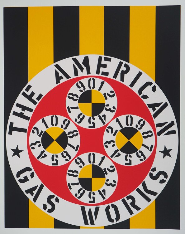 American Dream : The American Gas Works Robert Indiana