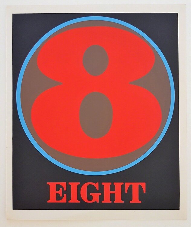 Numbers Suite: "Eight" Robert Indiana