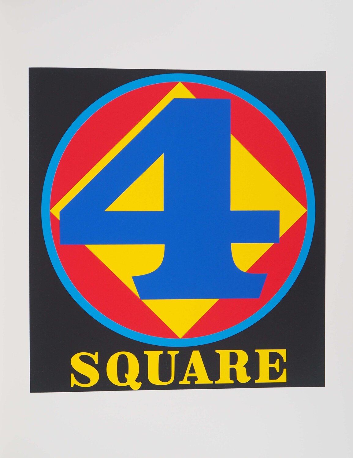 American Dream, 4 Square, Sérigraphie originale Robert Indiana Print for sale