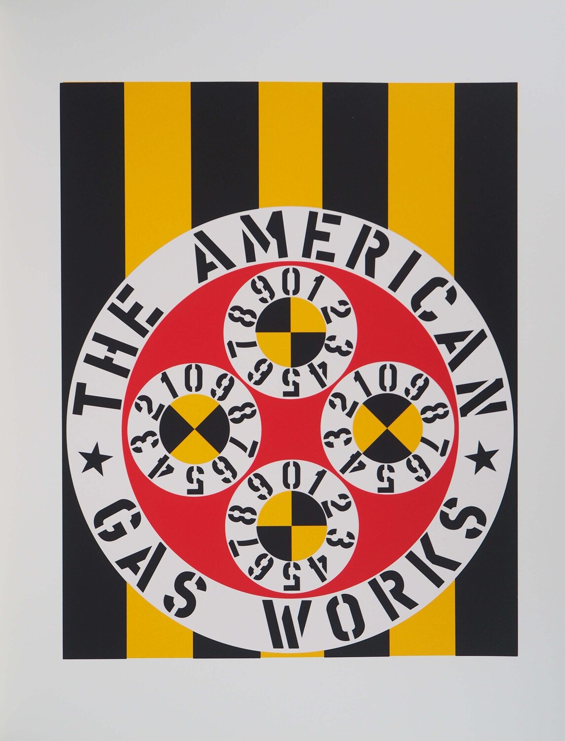 American Dream, The American Gas Works, Sérigraphie originale Robert Indiana Druck zu verkaufen