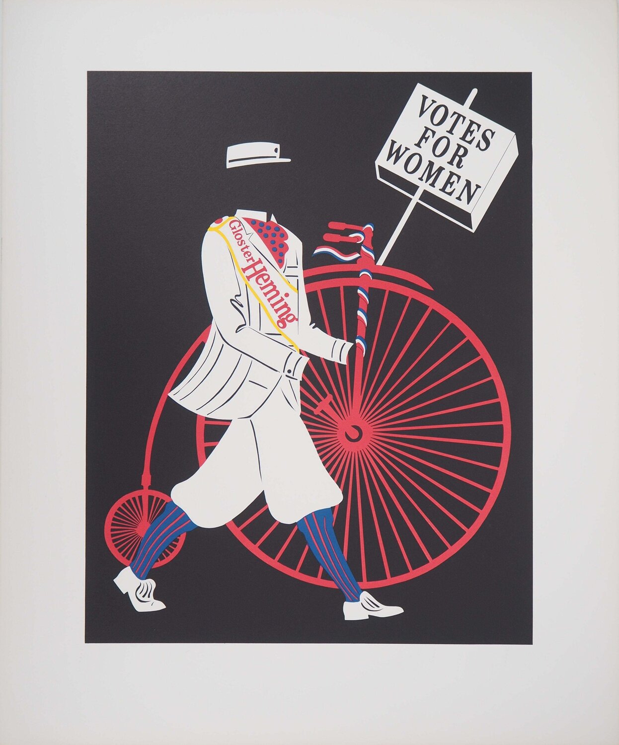 Droit des femmes, Votes for Women, Lithographie originale Robert Indiana Print for sale