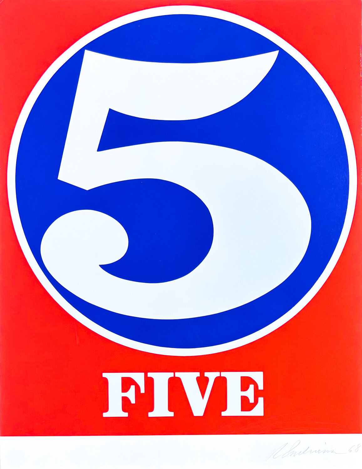 Five, from Numbers Robert Indiana