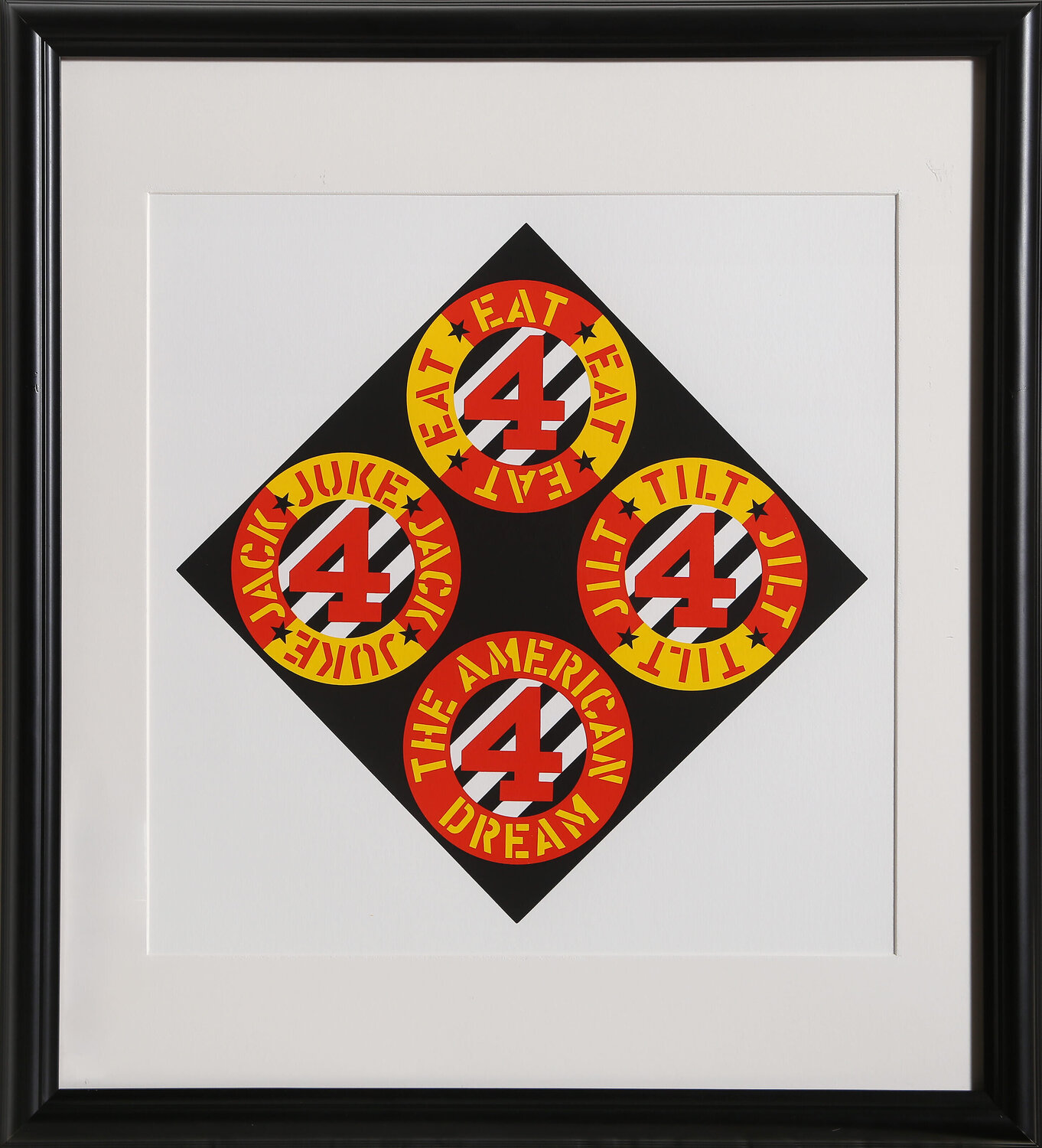 The Beware Danger from the American Dream Portfolio Robert Indiana Druck zu verkaufen