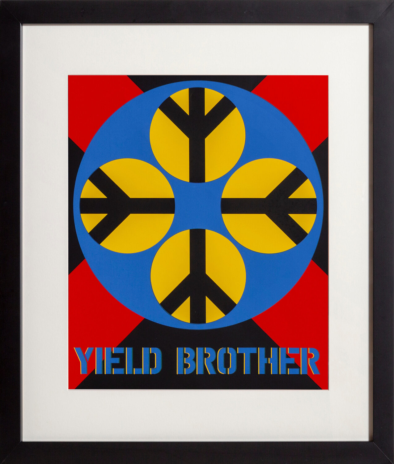 Yield Brother from Indiana Graphik Robert Indiana