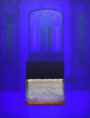 IN BLUE Feb '97 van Katsuyoshi Inokuma, Schilderij te koop op Singulart