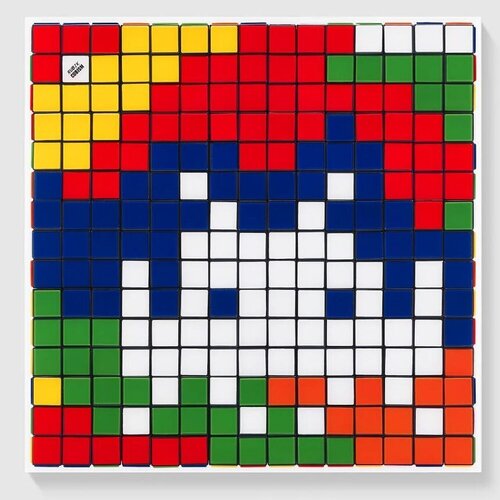 RUBIK CAMOUFLAGE von Invader, Fotografie kaufen auf Singulart