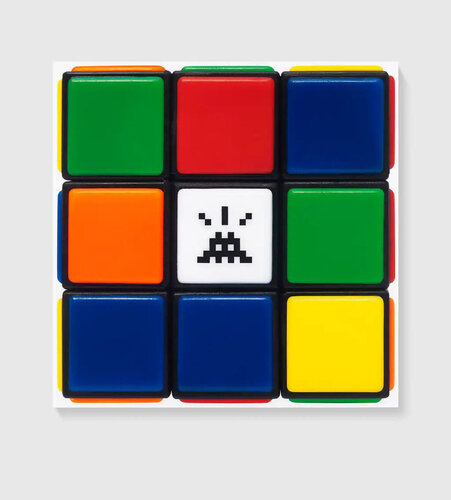 Invaded Cube von Invader, Druck kaufen auf Singulart