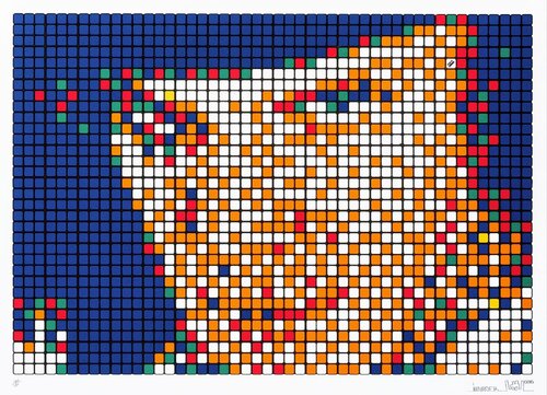 Rubik Kubrick I di Invader, Stampa in vendita su Singulart