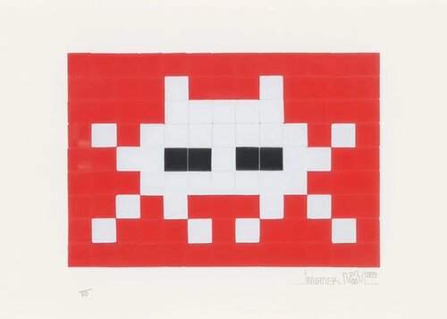 版画 INVADER- Rubik Tournesols (blue) Limited Edition Rubik's Cube – Post Modern Vandal