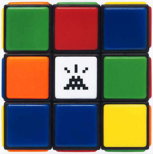 Invaded Cube van Invader, Afdruk te koop op Singulart
