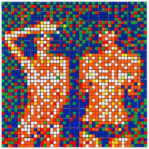 Invader Rubik Shot Country Life, NVDR1-3 von Invader, Druck kaufen auf Singulart