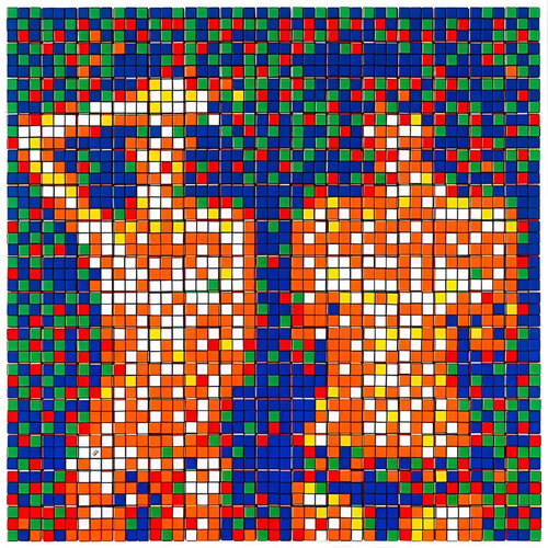 Rubik Country Life NVDR1-3 by Invader, Print for Sale on Singulart