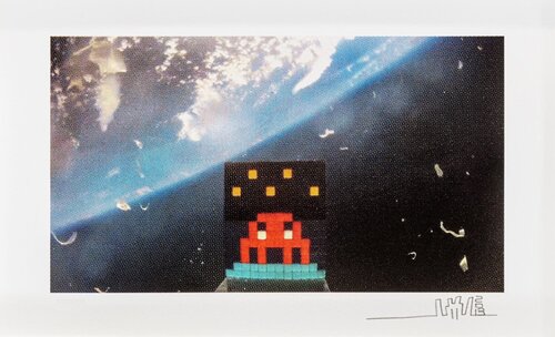 3D Art For Space di Invader, Stampa in vendita su Singulart