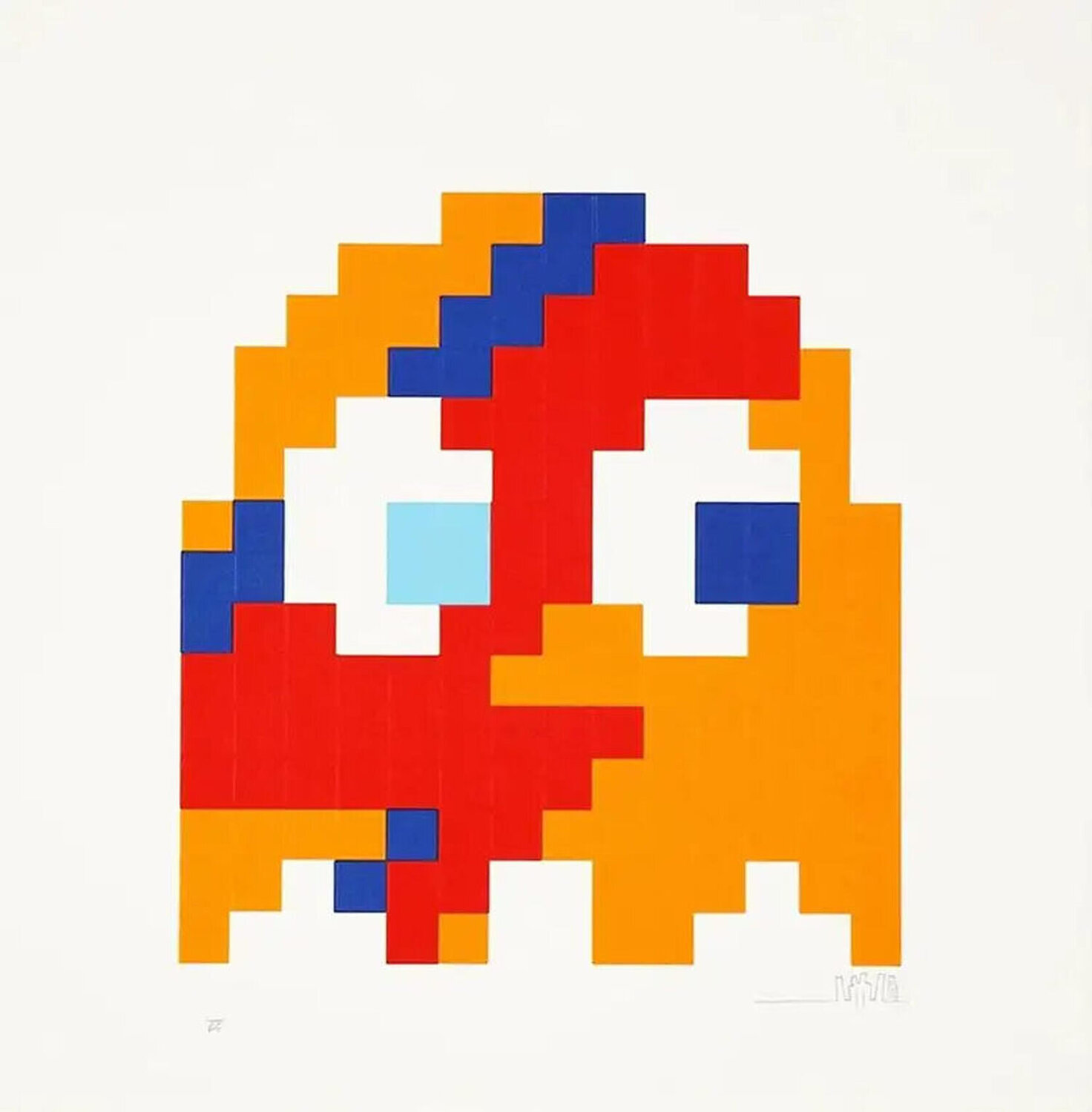 Aladdin Sane, 2014 Invader Druck zu verkaufen