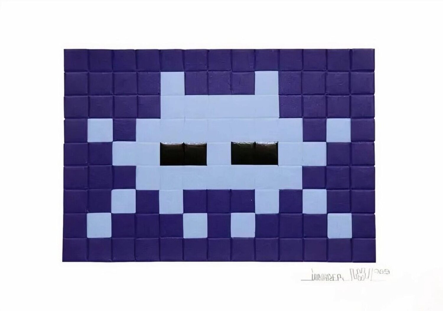 Invasion (Blue) Invader Stampa in vendita