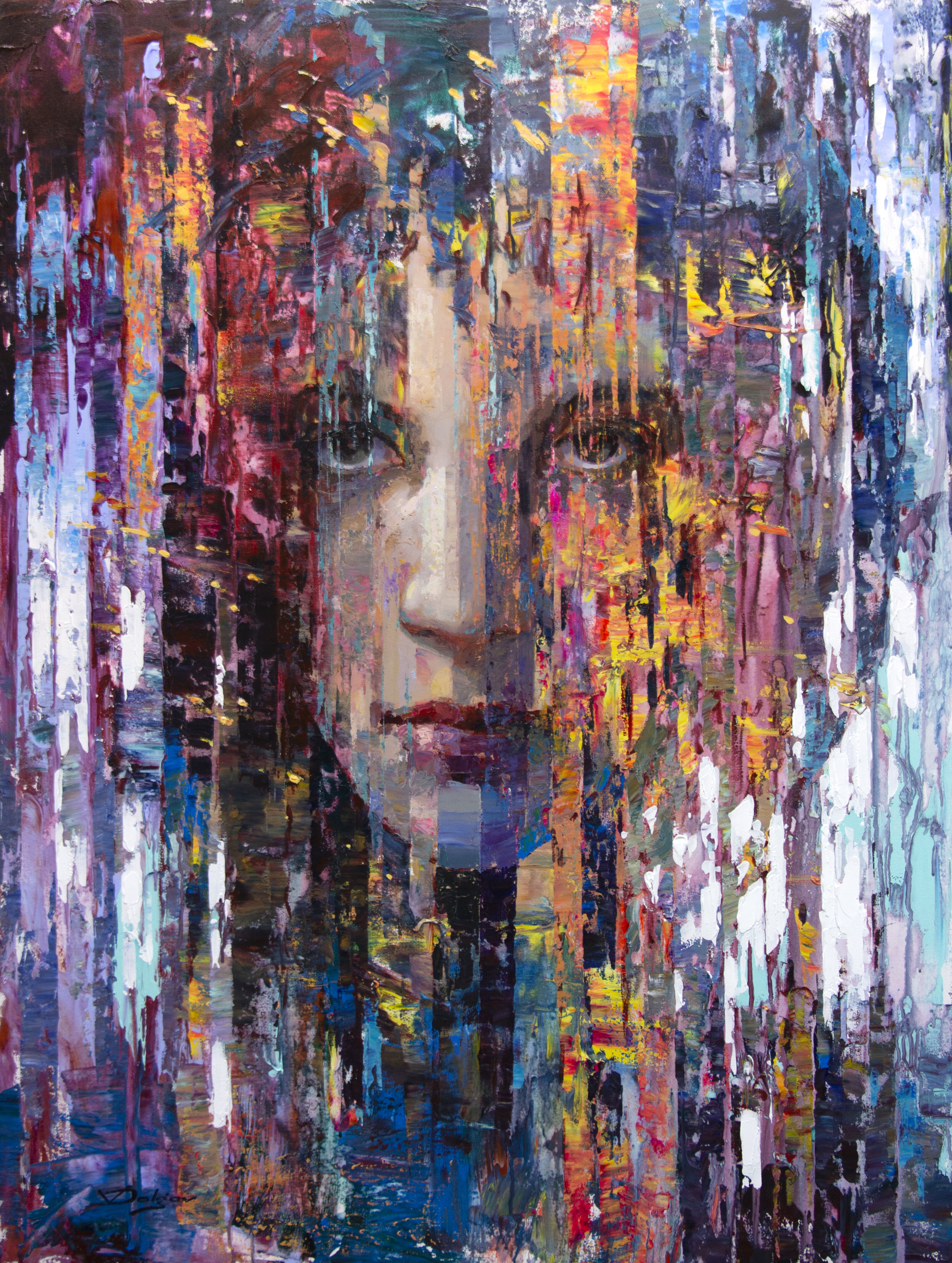 Thema galaxy Gemälde