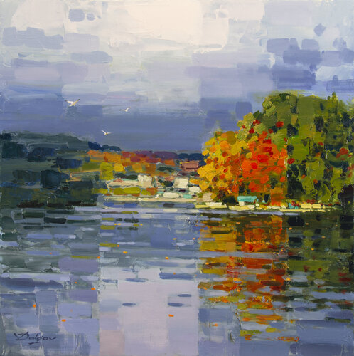 Storm is coming di Vadim Dolgov, Pittura in vendita su Singulart