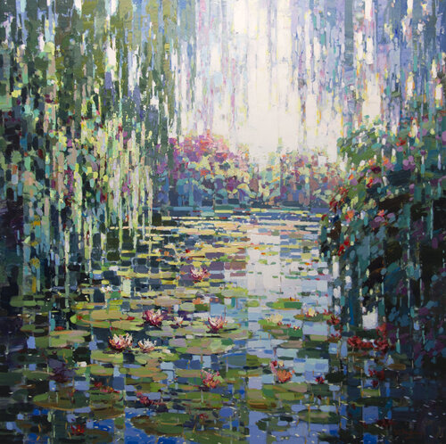 A Glimpse of Serenity di Vadim Dolgov, Pittura in vendita su Singulart