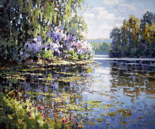 Harmony in Blossom di Vadim Dolgov, Pittura in vendita su Singulart