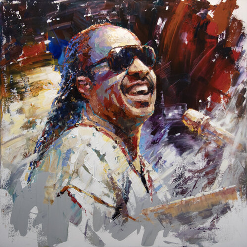 I Just Called To Say I Love You di Vadim Dolgov, Pittura in vendita su Singulart