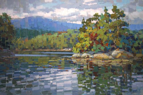 Nature escape di Vadim Dolgov, Pittura in vendita su Singulart