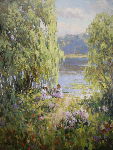 Warmth of summer par Vadim Dolgov, Peinture en vente sur Singulart