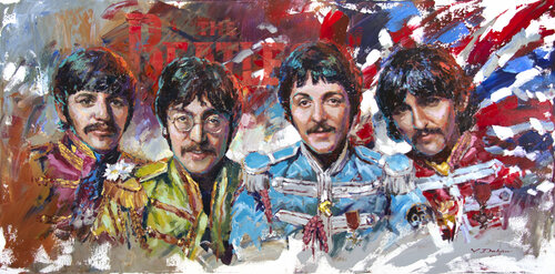 Sgt. Pepper's van Vadim Dolgov, Schilderij te koop op Singulart
