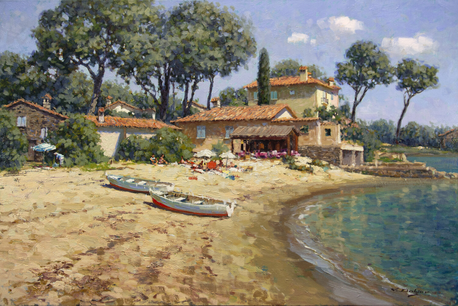 Beach in St. Tropez Vadim Dolgov