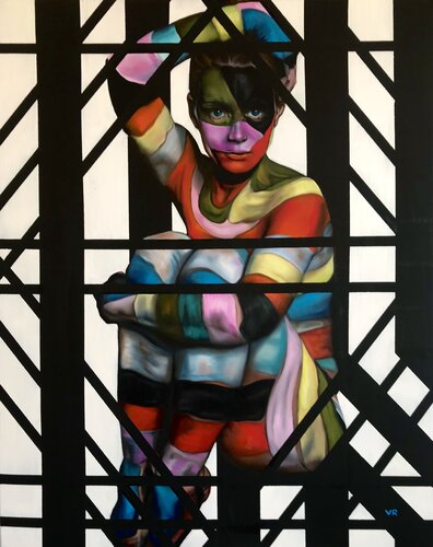 Gefangen in Farben 7 par Valentina Andrees-Reschetizka, Peinture en vente sur Singulart