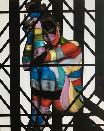 Gefangen in Farben 9 par Valentina Andrees-Reschetizka, Peinture en vente sur Singulart