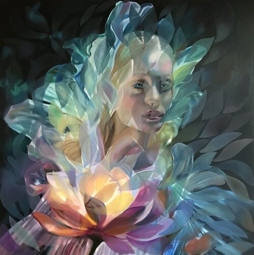 Blütenzauber par Valentina Andrees-Reschetizka, Peinture en vente sur Singulart